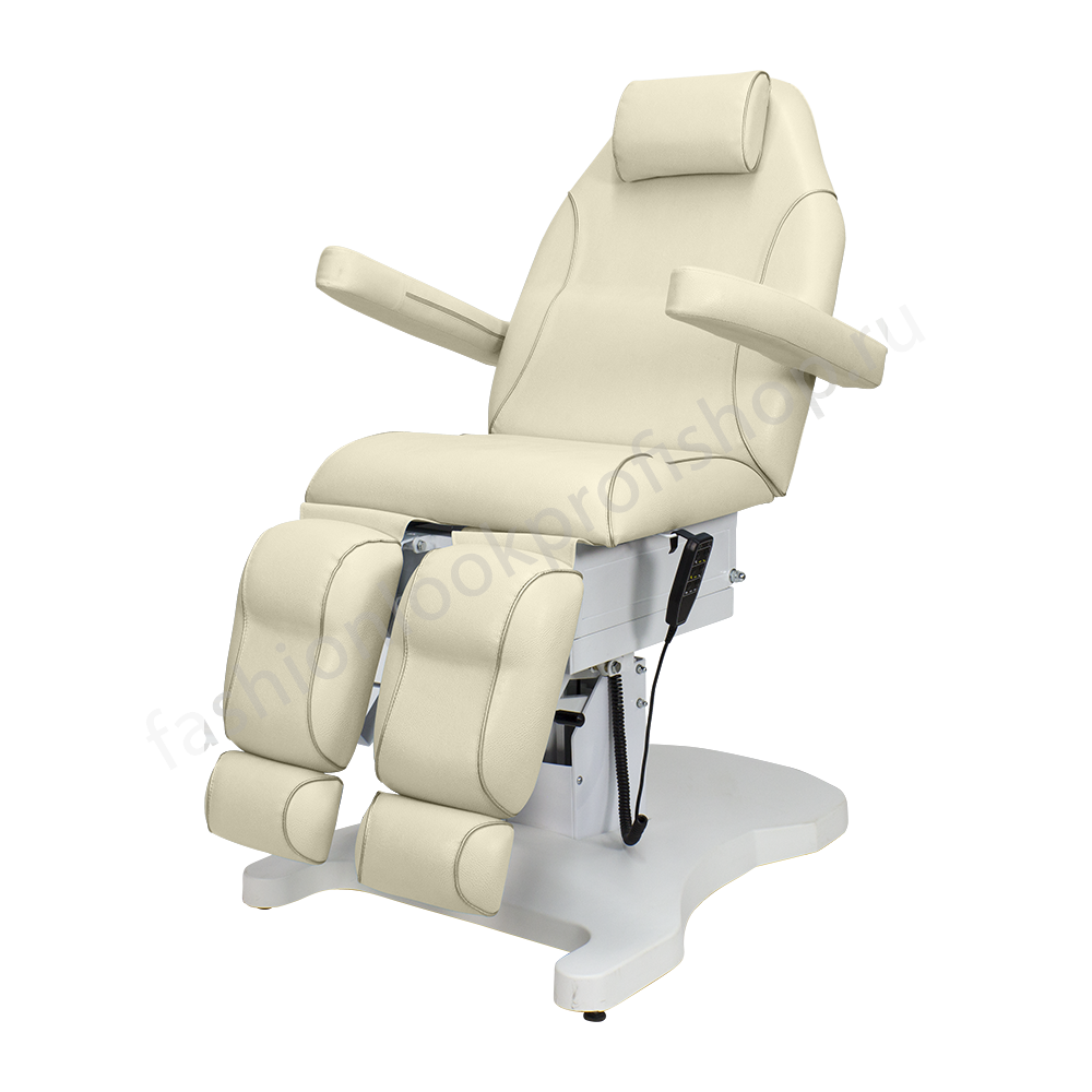 Педикюрное кресло ШАРМ-03, 3 мотора, Слоновая кость