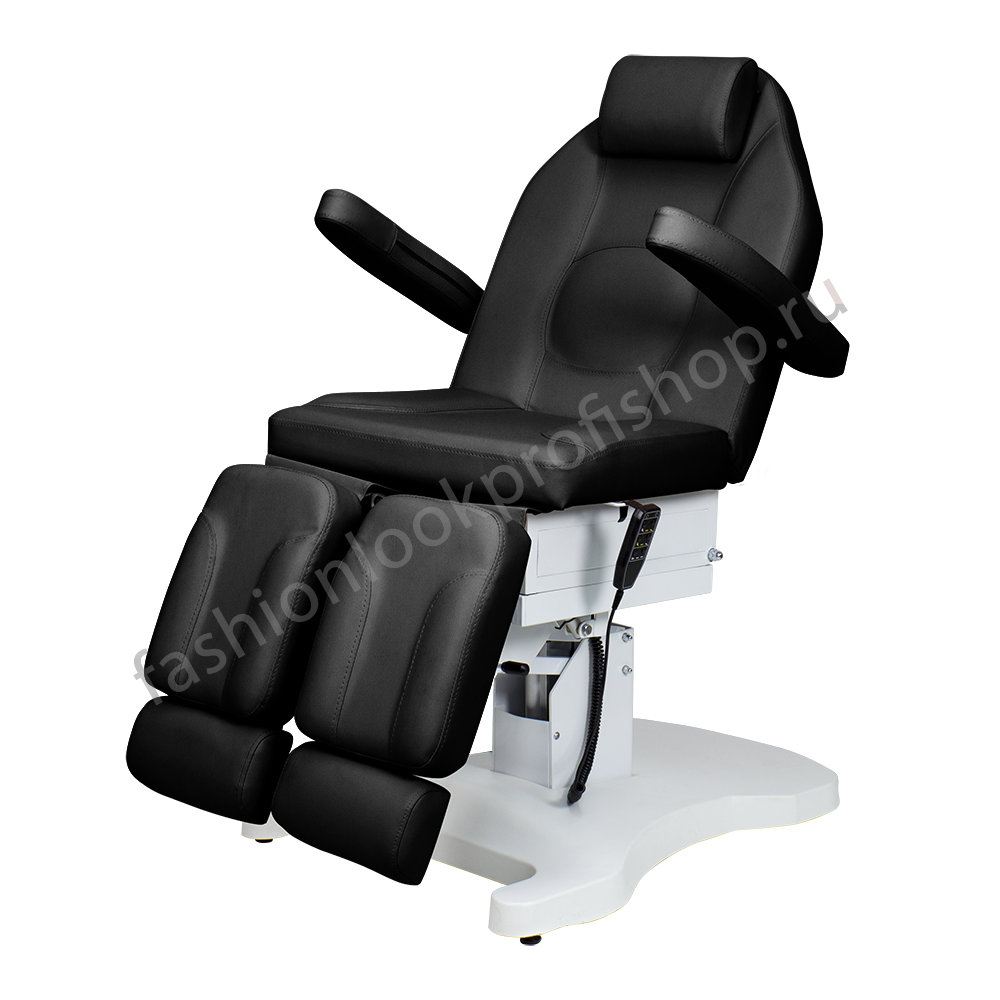 Педикюрное кресло ОНИКС-03, 3 мотора, Черный